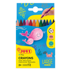 Jovi Hexagonal Crayon 12 Pack CXJOV912