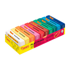 Jovi Plastilina 10 x 50gm Bars Assorted CXJOV7010S