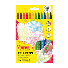 Jovi Washable Felt-Tip Pen Fine 12 Pack CXJOV1912