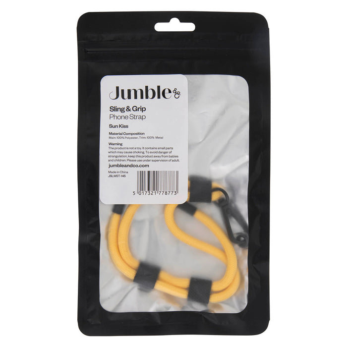 Jumble & Co Sling & Grip Phone Strap, Yellow CX1001231