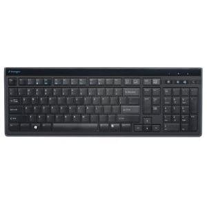 Kensington Advance Fit Full-Size Slim Keyboard - Cable Connectivity - USB Interface Volume Control Hot Key(s) - Computer - PC, Mac - Scissors Keyswitch - Matte Black IM1693264