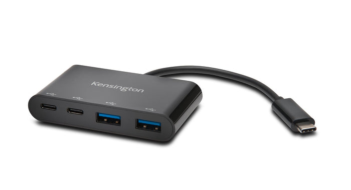 Kensington CH1000 USB-C 4 Port Hub - 2 USB-A & 2 USB-C Ports AO39124