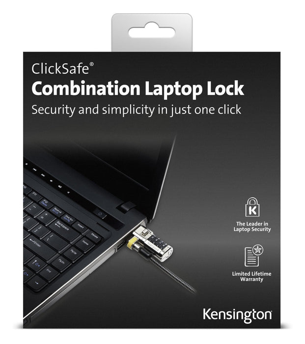 Kensington Clicksafe Combination Laptop Lock AO64697