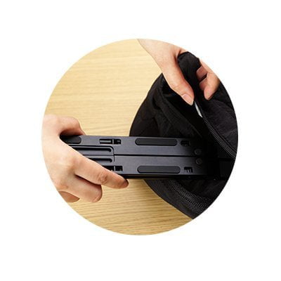 Kensington Collapsible Aluminium Laptop Riser AOK50406WW