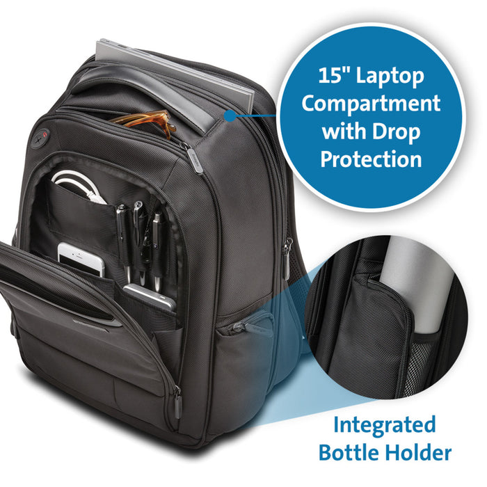 Kensington Contour 2.0 Pro Business 15.6" Laptop Backpack AOK60382WW