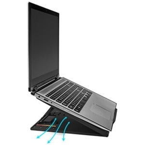 Kensington Easy Riser Go Laptop Riser Black - Up to 43.2 cm (17") Screen Support - Textured - Black - TAA Compliant IM4649269