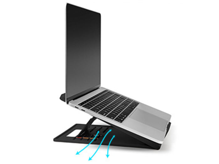 Kensington Easy Riser Laptop Riser - Black, Fits 14" AOK50423WW