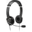 Kensington Hi-Fi Headphones with Mic - Stereo - Mini-phone (3.5mm) - Wired - Over-the-head - Binaural - Circumaural - 182.9 cm Cable - Noise Cancelling Microphone - Noise Canceling - Black IM4443291