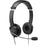 Kensington Hi-Fi Headphones with Mic - Stereo - Mini-phone (3.5mm) - Wired - Over-the-head - Binaural - Circumaural - 182.9 cm Cable - Noise Cancelling Microphone - Noise Canceling - Black IM4443291