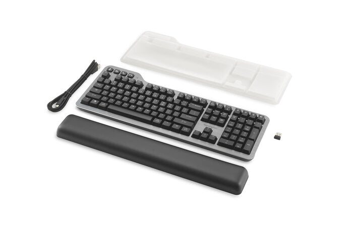 Kensington MK7500F QuietType Pro Silent Mechanical Keyboard with Meeting Controls AOK72201US