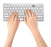 Kensington Multi-Device Dual Wireless Compact Keyboard Silver, Up To 3 Devices AOK75504US