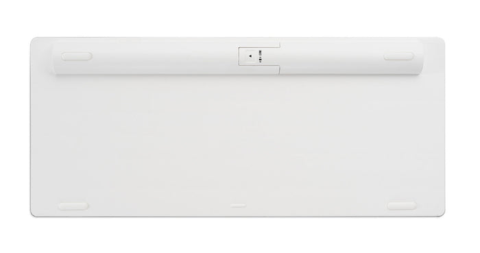 Kensington Multi-Device Dual Wireless Compact Keyboard Silver, Up To 3 Devices AOK75504US