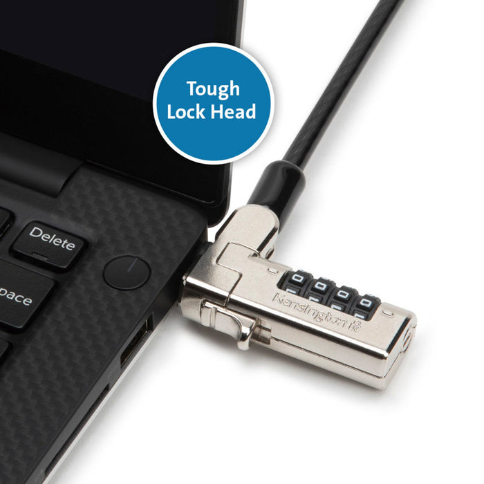 Kensington N17 Serialised Combination Laptop Lock 2.0 For Wedge-Shaped Slots AOK68009WW