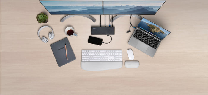Kensington One Touch Adjust Dual Monitor Arm AOK55471WW