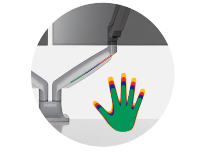 Kensington One Touch Adjust Dual Monitor Arm AOK55471WW