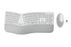 Kensington Pro Fit Ergo Dual Wireless Desktop Set, Keyboard & Mouse, Gray, Wrist Support, Ergonomic AOK75407US