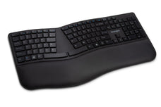 Kensington Pro Fit Ergo Dual Wireless Keyboard, Black, Ergonomic, Wrist Rest, Spill-Proof AOK75401US