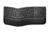 Kensington Pro Fit Ergo Dual Wireless Keyboard, Black, Ergonomic, Wrist Rest, Spill-Proof AOK75401US