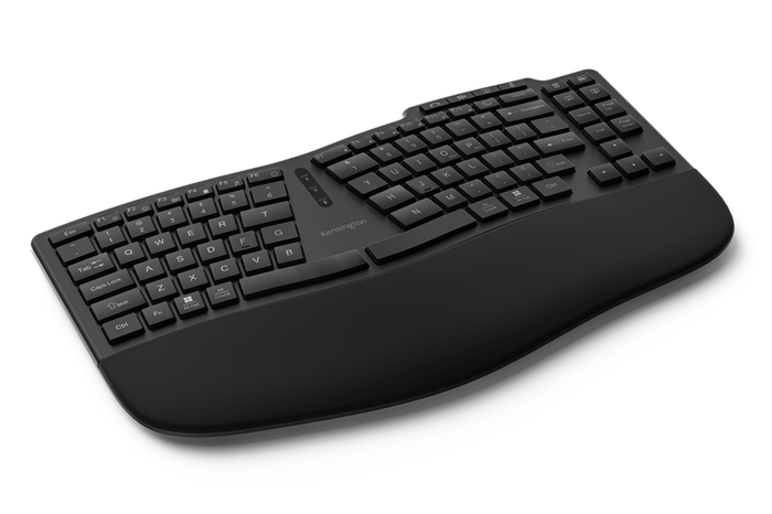 Kensington Pro Fit Ergo KB675 EQ Rechargeable Keyboard, Black AOK75491US