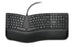 Kensington Pro Fit Ergo Wired Keyboard, Built-In Wrist Rest, Spill-Proof Keys, Ergonomist Approved AOK75400US