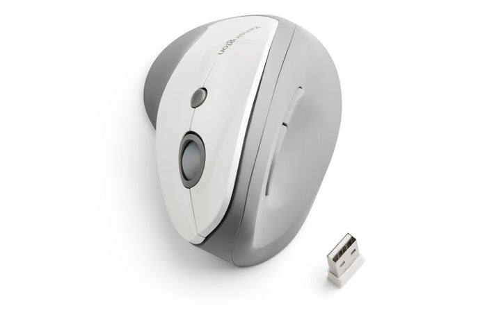 Kensington Pro Fit Vertical Wireless Mouse - Grey AOK75520WW