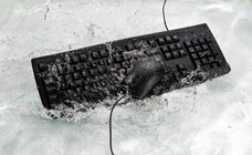 Kensington Pro Fit Washable Wired Waterproof Keyboard & Mouse Set AOK70316US