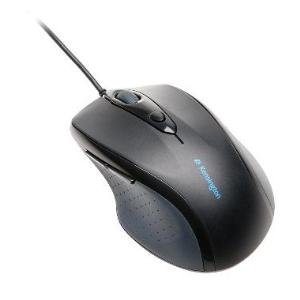 Kensington Pro Fit Wired Full-Size Mouse - Optical - Cable - Black - 1 Pack - USB, PS/2 - 1000 dpi - Scroll Wheel - 4 Button(s) - Right-handed Only IM1867733