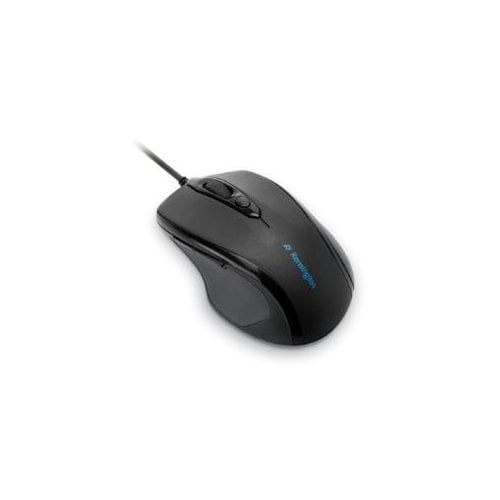 Kensington Pro Fit Wired Mid-Size Mouse USB - Optical - Cable - Black - USB - Scroll Wheel - Right-handed Only IM1220531