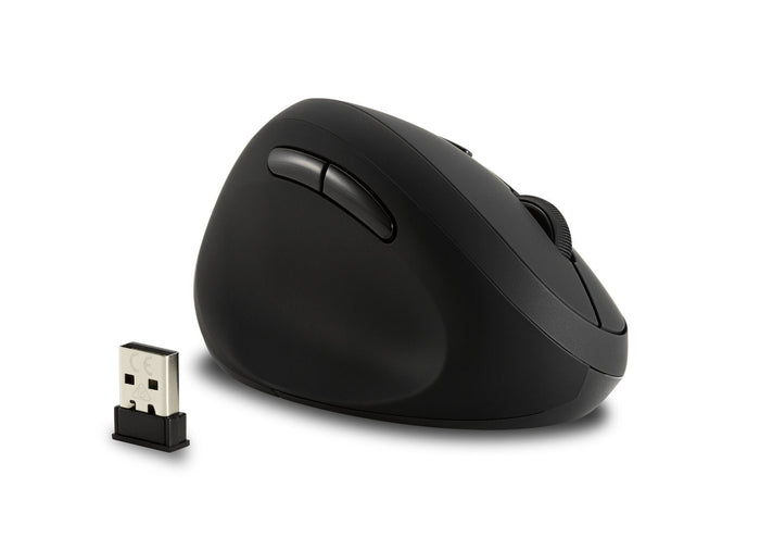 Kensington Pro Fit Wireless Ergo Left Handed Mouse, Ergonomist Approved, 6 Buttons AOK79810WW
