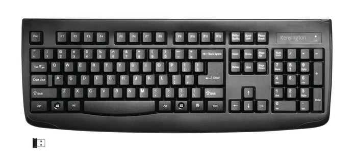 Kensington Pro Fit Wireless Keyboard Black, Spill-Proof AOK72450
