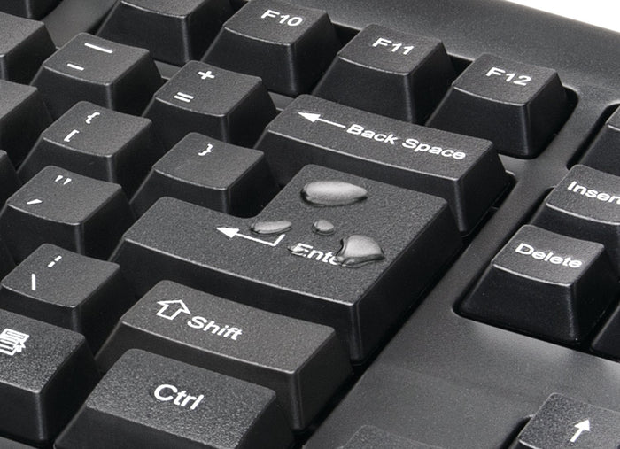 Kensington Pro Fit Wireless Keyboard Black, Spill-Proof AOK72450