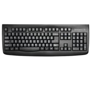 Kensington Pro Fit Wireless Keyboard - Black - Wireless Connectivity - RF - USB Interface - QWERTY Layout - Desktop Computer - Membrane Keyswitch - Black IM2921168