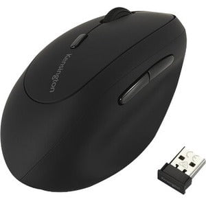 Kensington ProFit Left-Handed Ergo Wireless Mouse - Wireless - Black - USB - 1600 dpi - Scroll Wheel - 6 Button(s) - Left-handed Only IM5064167