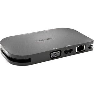 Kensington SD1610P Docking Station - for Monitor/Projector/Notebook/Tablet - 60 W - USB Type C - 3 x USB Ports - 2 x USB 3.0 - USB Type-C - Network (RJ-45) - HDMI - VGA - Wired IM4830524
