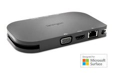 Kensington SD1610P USB-C Mini Mobile Dock, With Pass-Through Charging For Microsoft Surface, Compact, AOK38365WW