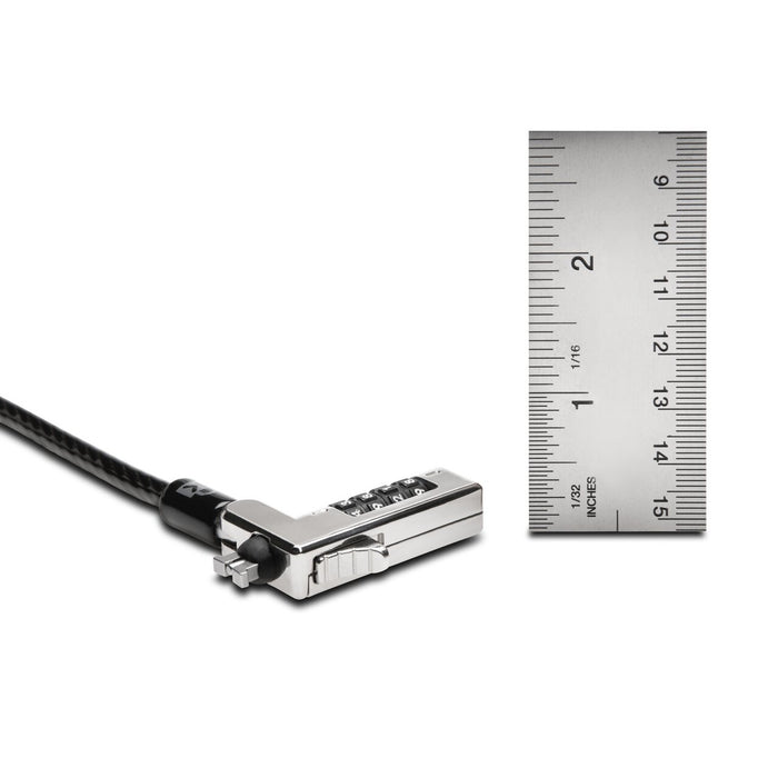 Kensington Slim Combination Laptop Lock for Standard Slot, Resettable AOK60600WW