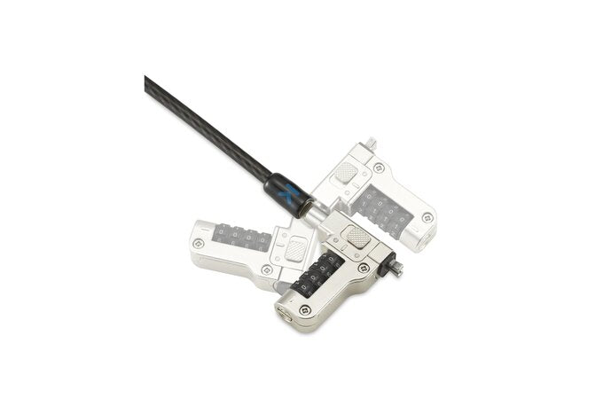 Kensington Slim N17 2.0 Combination Laptop Lock for Wedge-Shaped Slots AOK65094WW
