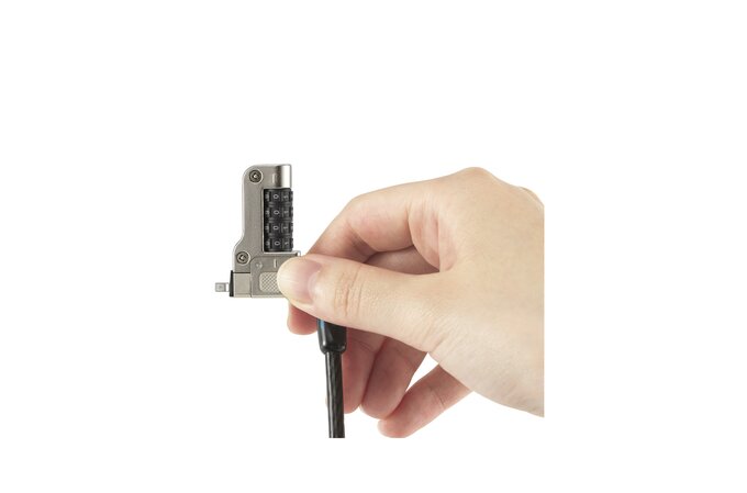 Kensington Slim N17 2.0 Combination Laptop Lock for Wedge-Shaped Slots AOK65094WW
