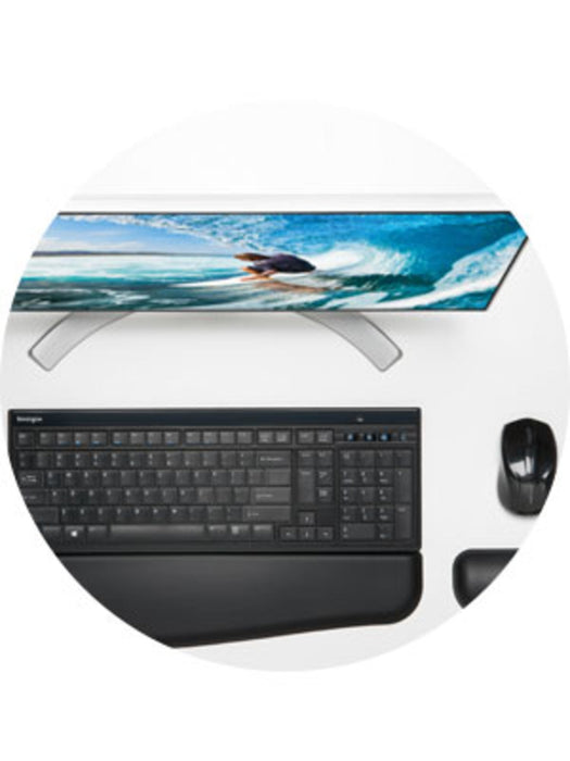 Kensington Slim Type Full Size Wireless Keyboard, Comfort Focused, Universally Compatible, Sleek Profile, Quiet AOK72344US