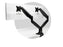 Kensington SmartFit Adjustable Dual Monitor Arm AOK59601WW