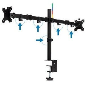 Kensington SmartFit Desk Mount for Monitor - Black - 2 Display(s) Supported - 81.3 cm (32") Screen Support - 16 kg Load Capacity - 75 x 75, 100 x 100 IM4822191