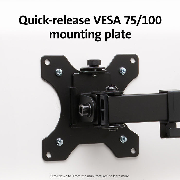 Kensington Smartfit Ergo Dual Extended Monitor Arm with C-Clamp Base AOK55409WW