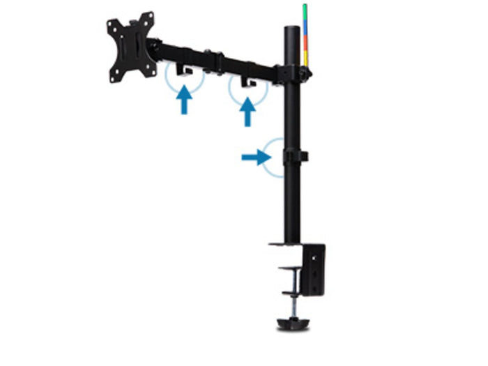 Kensington Smartfit Ergo Single Monitor Arm with C-Clamp Base AOK55408WW