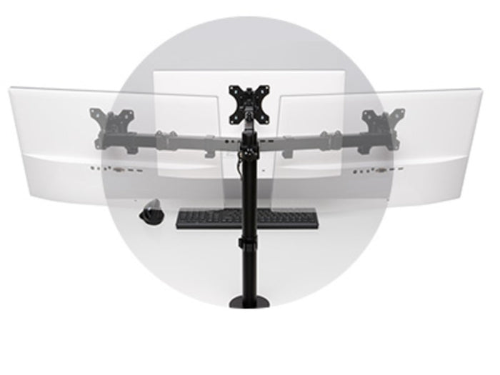 Kensington Smartfit Ergo Single Monitor Arm with C-Clamp Base AOK55408WW