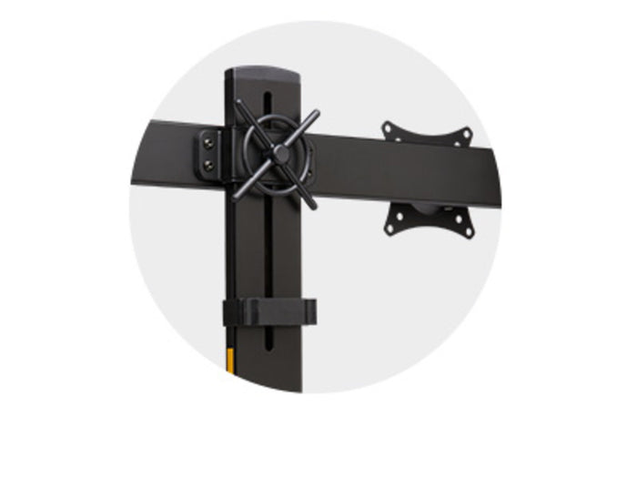 Kensington SmartFit Space-Saving Dual Monitor Arm, Vesa Mounts, Home & Office Use AOK55513WW