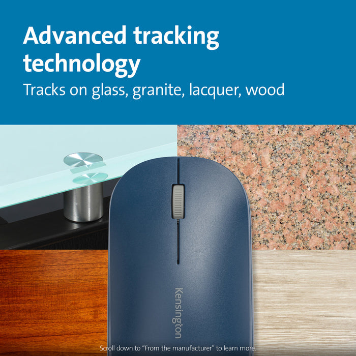 Kensington Suretrack Bluetooth Mouse - Blue AOK75350WW