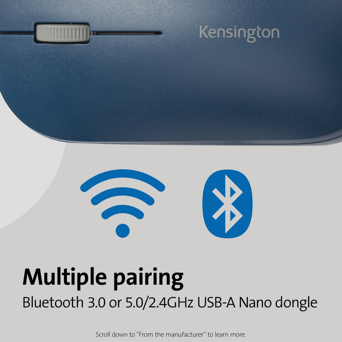 Kensington Suretrack Bluetooth Mouse - Blue AOK75350WW