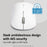 Kensington Suretrack Bluetooth Mouse - White/Silver AOK75353WW