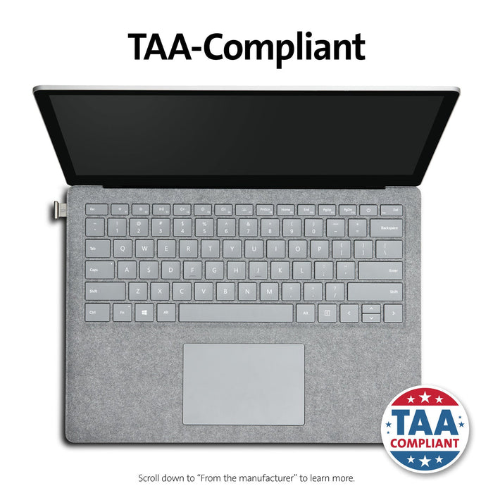 Kensington Verimark IT Fingerprint Key, FIDO2/WebAuth, Windows Hello & Windows Hello for Business AOK64704WW