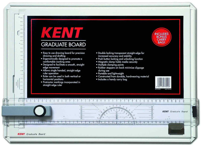 Kent Graduate Drawing Board A3, Double Locking JA0169243